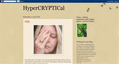 Desktop Screenshot of hypercryptical.blogspot.com