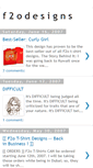 Mobile Screenshot of f2odesigns.blogspot.com