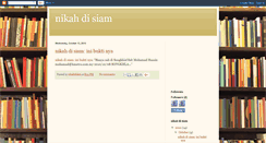 Desktop Screenshot of nikahdisiam.blogspot.com