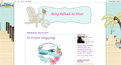 Desktop Screenshot of beingrefinedassilver.blogspot.com