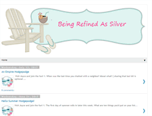 Tablet Screenshot of beingrefinedassilver.blogspot.com