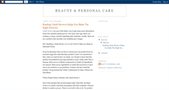 Desktop Screenshot of beautypersonalcaretips.blogspot.com