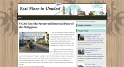 Desktop Screenshot of best-place-to-unwind.blogspot.com