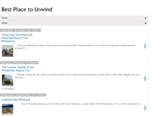Tablet Screenshot of best-place-to-unwind.blogspot.com
