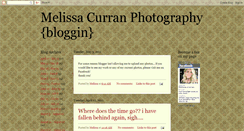 Desktop Screenshot of melissacurranphotog.blogspot.com