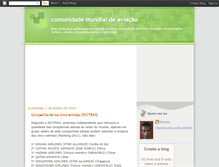 Tablet Screenshot of comunidademundialdeaviacao.blogspot.com