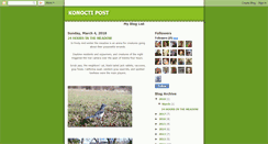 Desktop Screenshot of konoctipost.blogspot.com