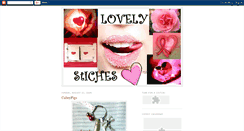 Desktop Screenshot of lovelystiches.blogspot.com