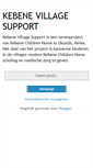 Mobile Screenshot of kebenevillagesupport.blogspot.com