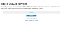 Tablet Screenshot of kebenevillagesupport.blogspot.com