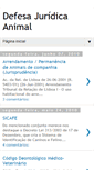 Mobile Screenshot of defesajuridicaanimal.blogspot.com