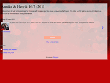 Tablet Screenshot of annikaochhenrik.blogspot.com