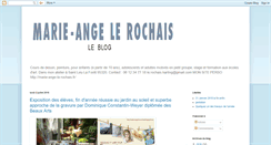 Desktop Screenshot of marie-ange-le-rochais.blogspot.com