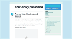Desktop Screenshot of anuncioteca.blogspot.com