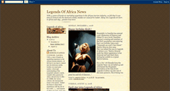 Desktop Screenshot of legendsofafricanews.blogspot.com