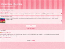 Tablet Screenshot of mamasukashopping.blogspot.com