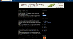 Desktop Screenshot of greenwheatflowers.blogspot.com