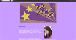 Desktop Screenshot of meumundopop.blogspot.com