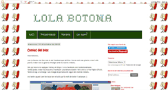 Desktop Screenshot of lolabotonablanes.blogspot.com