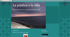 Desktop Screenshot of lapalabraolavida.blogspot.com