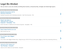 Tablet Screenshot of legalbizmindset.blogspot.com