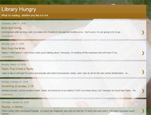 Tablet Screenshot of libraryhungry.blogspot.com