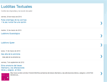 Tablet Screenshot of ludditastexxxtuales.blogspot.com