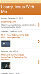 Mobile Screenshot of icarryjesuswithme.blogspot.com