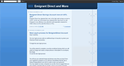 Desktop Screenshot of emigrantdirect.blogspot.com