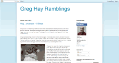 Desktop Screenshot of greghayza.blogspot.com