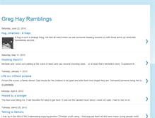 Tablet Screenshot of greghayza.blogspot.com