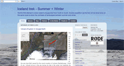 Desktop Screenshot of iceland-trek.blogspot.com