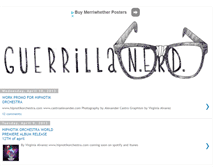 Tablet Screenshot of guerrillanerd.blogspot.com