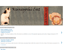 Tablet Screenshot of kuniyoshicat.blogspot.com