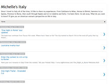 Tablet Screenshot of michellesitaly.blogspot.com
