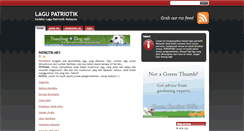 Desktop Screenshot of lagupatriotikmalaysia.blogspot.com
