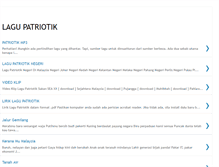 Tablet Screenshot of lagupatriotikmalaysia.blogspot.com