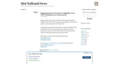 Desktop Screenshot of hotnationalnews.blogspot.com