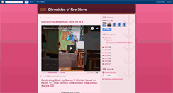 Desktop Screenshot of chroniclesofrevsteve.blogspot.com
