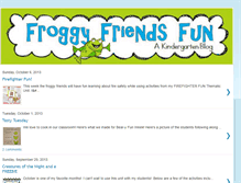 Tablet Screenshot of froggyfriendsfun.blogspot.com