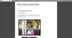 Desktop Screenshot of claireoharastudios.blogspot.com