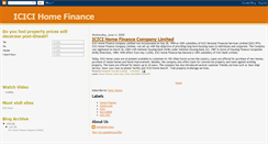 Desktop Screenshot of icicihomefinance.blogspot.com