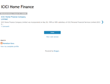 Tablet Screenshot of icicihomefinance.blogspot.com