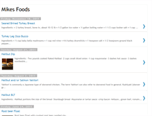 Tablet Screenshot of mikesfoods.blogspot.com
