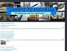 Tablet Screenshot of caneteteinforma.blogspot.com