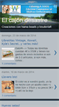 Mobile Screenshot of elcajondesastredecris.blogspot.com