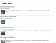Tablet Screenshot of exploreindiaa.blogspot.com