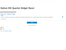 Tablet Screenshot of daltonhillquartermidgetracing.blogspot.com