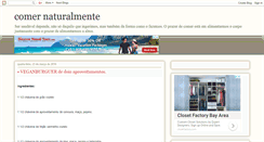 Desktop Screenshot of comernaturalmente.blogspot.com
