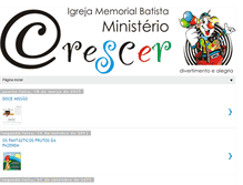 Tablet Screenshot of ministeriocrescer.blogspot.com